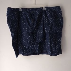 Catherines Skort Stars Sz 30W Plus Size